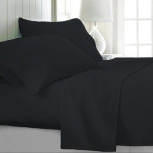 Bamboo Sheets 6 piece King/Cal King Black